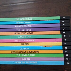 Disney Movie Book Library Lot of 13 books